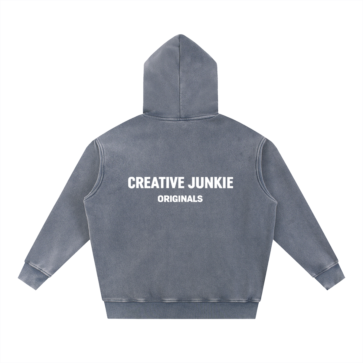 Snow Wash Fleece Oversize Hoodie
