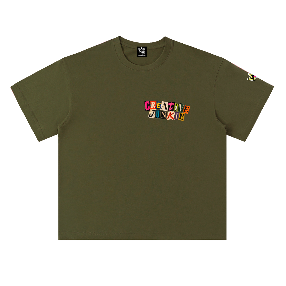 Heavyweight Drop Shoulder Cotton T-Shirt