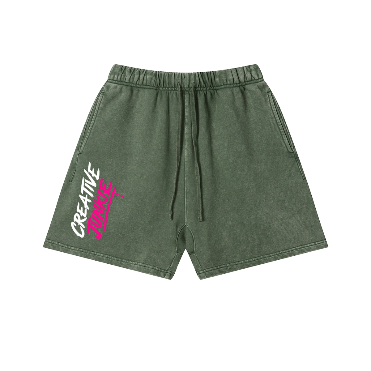 Vintage Wash Cotton Shorts