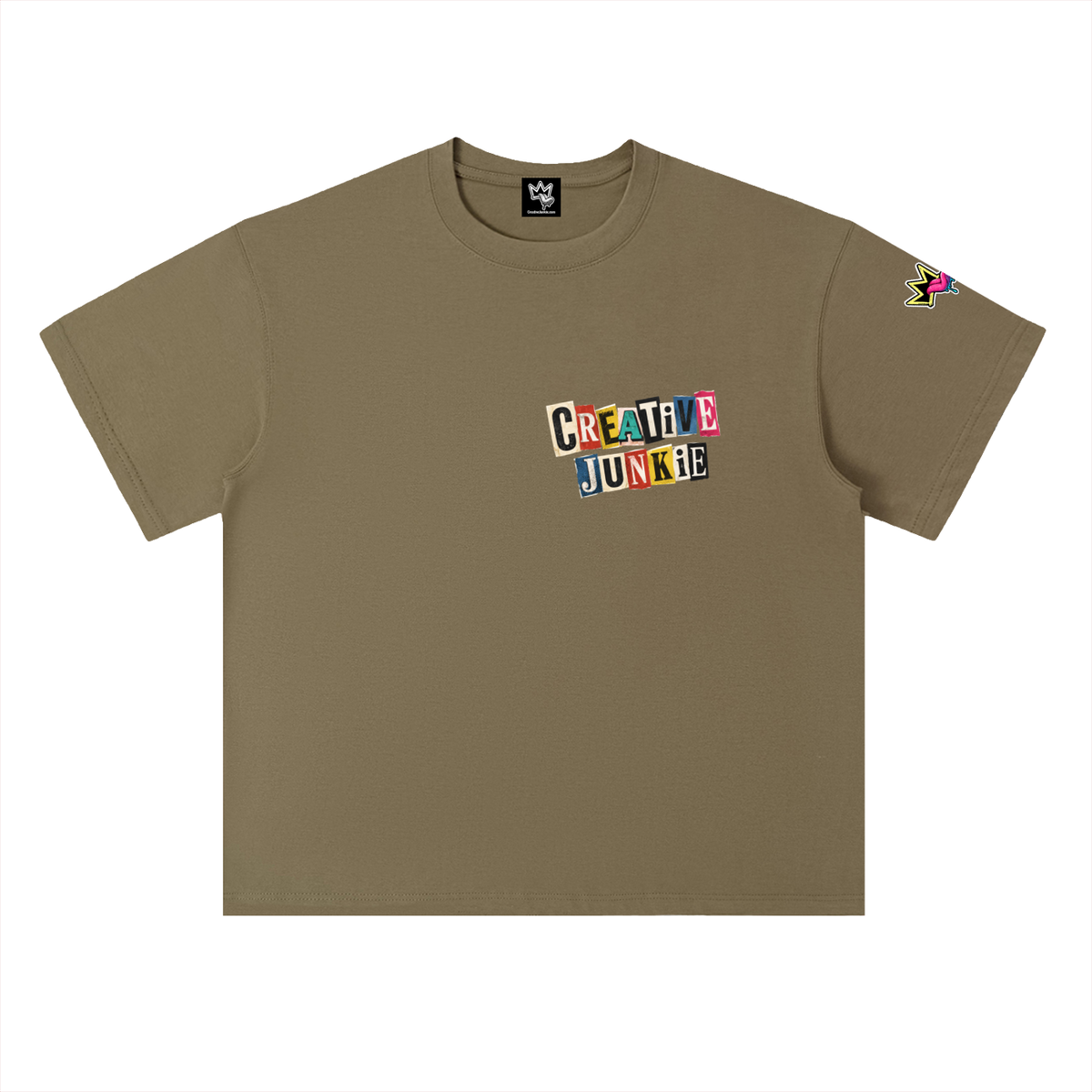 Heavyweight Drop Shoulder Cotton T-Shirt