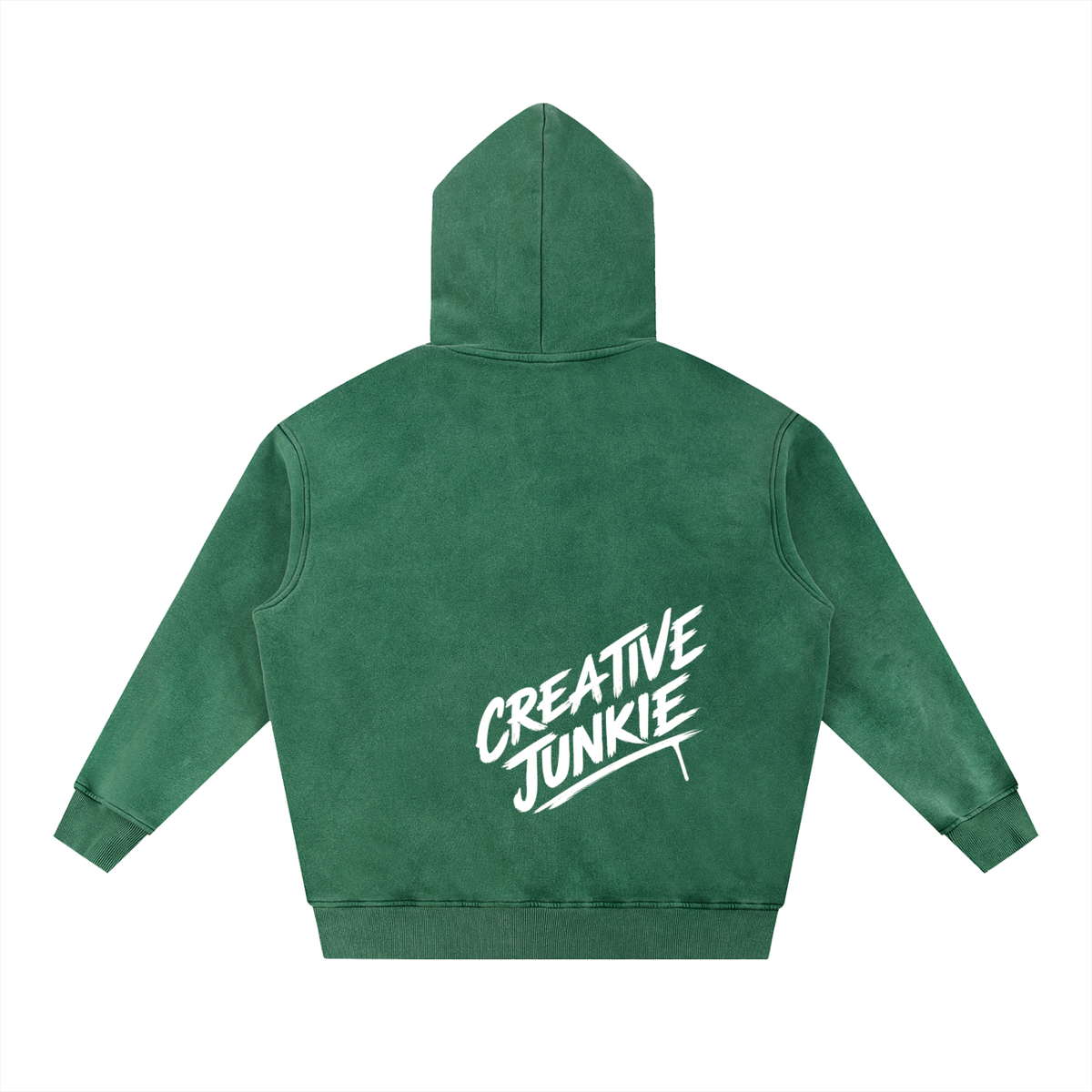 Snow Wash Fleece Oversize Hoodie