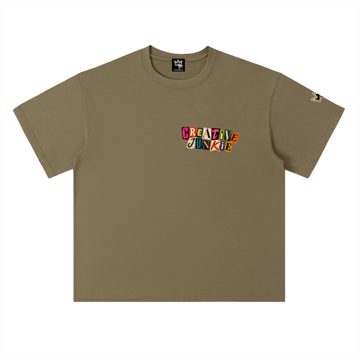 Heavyweight Drop Shoulder Cotton T-Shirt