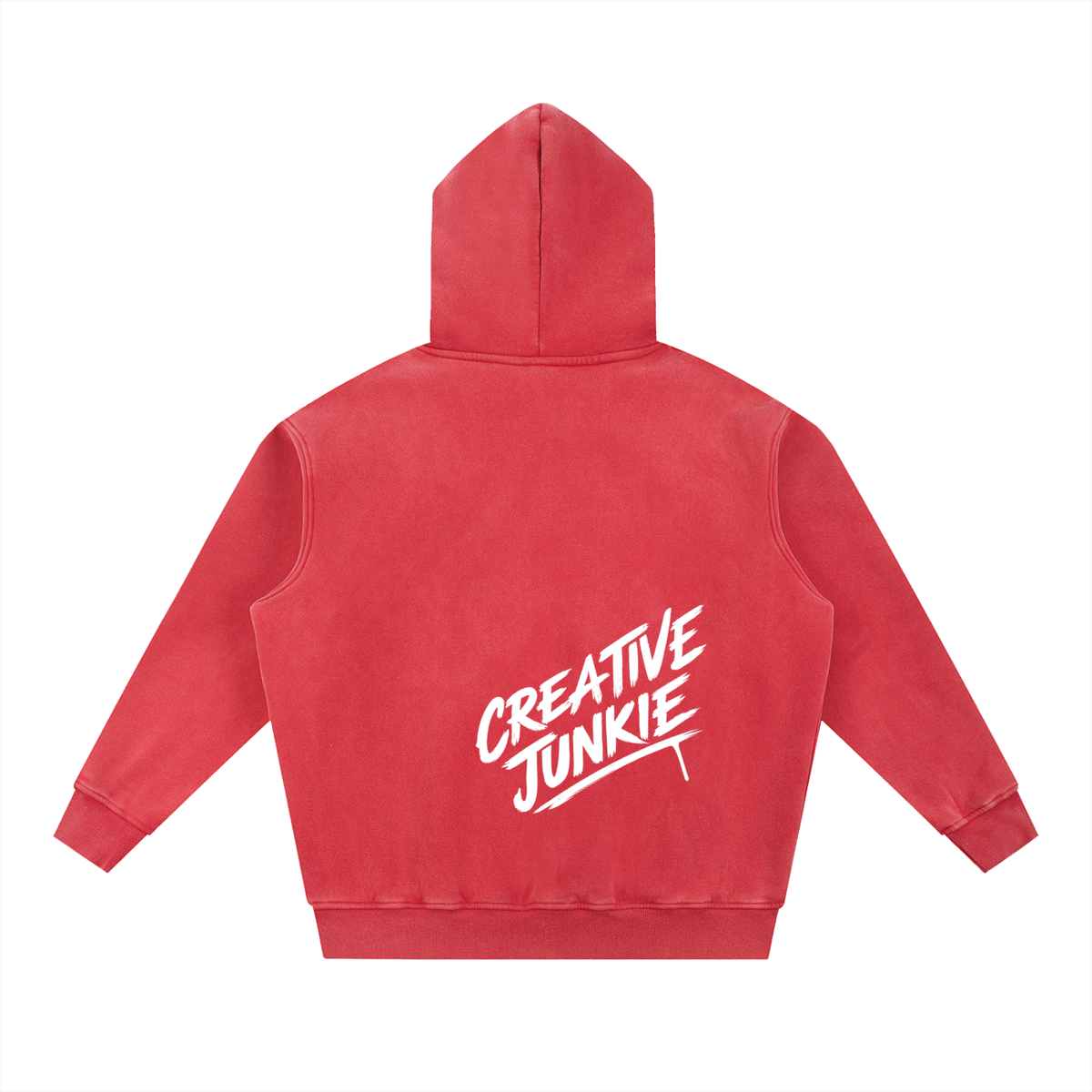 Snow Wash Fleece Oversize Hoodie