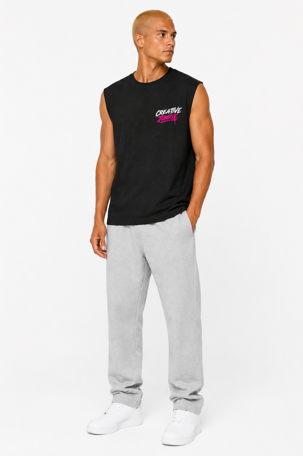 Reverse Washed Tank Top