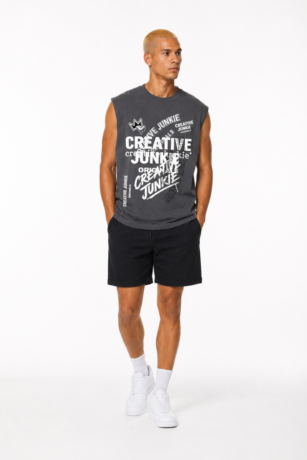 Sleeveless Cotton Tank Top