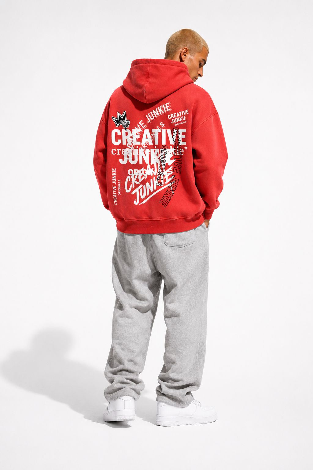 Zip-Through Boxy Fleece Hoodie