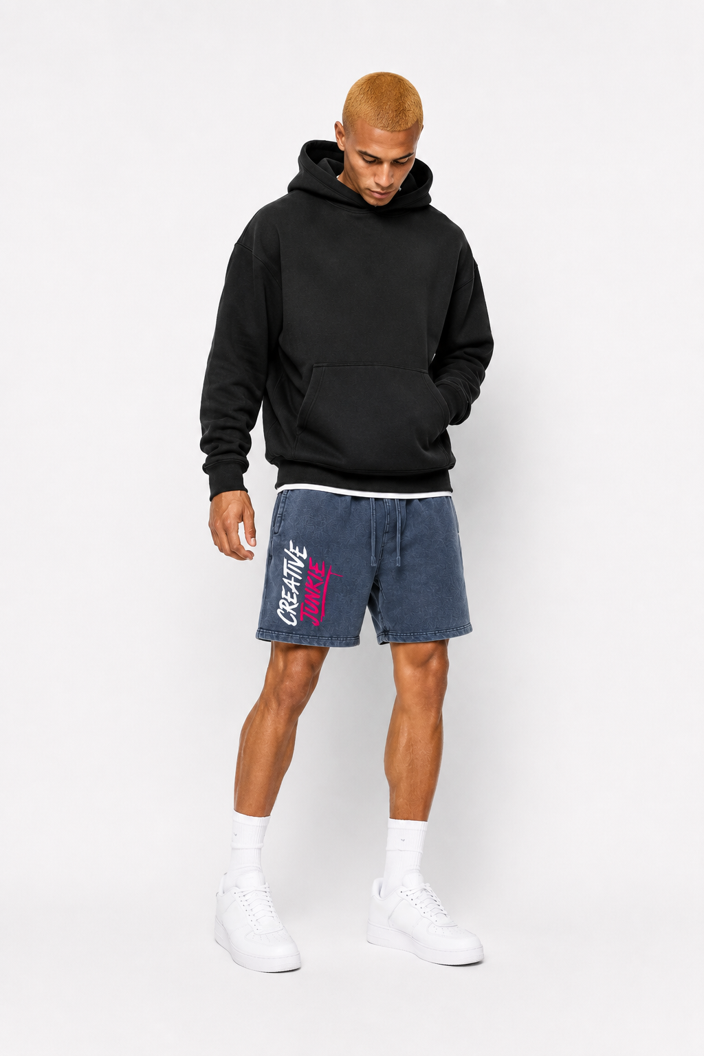 Vintage Wash Cotton Shorts