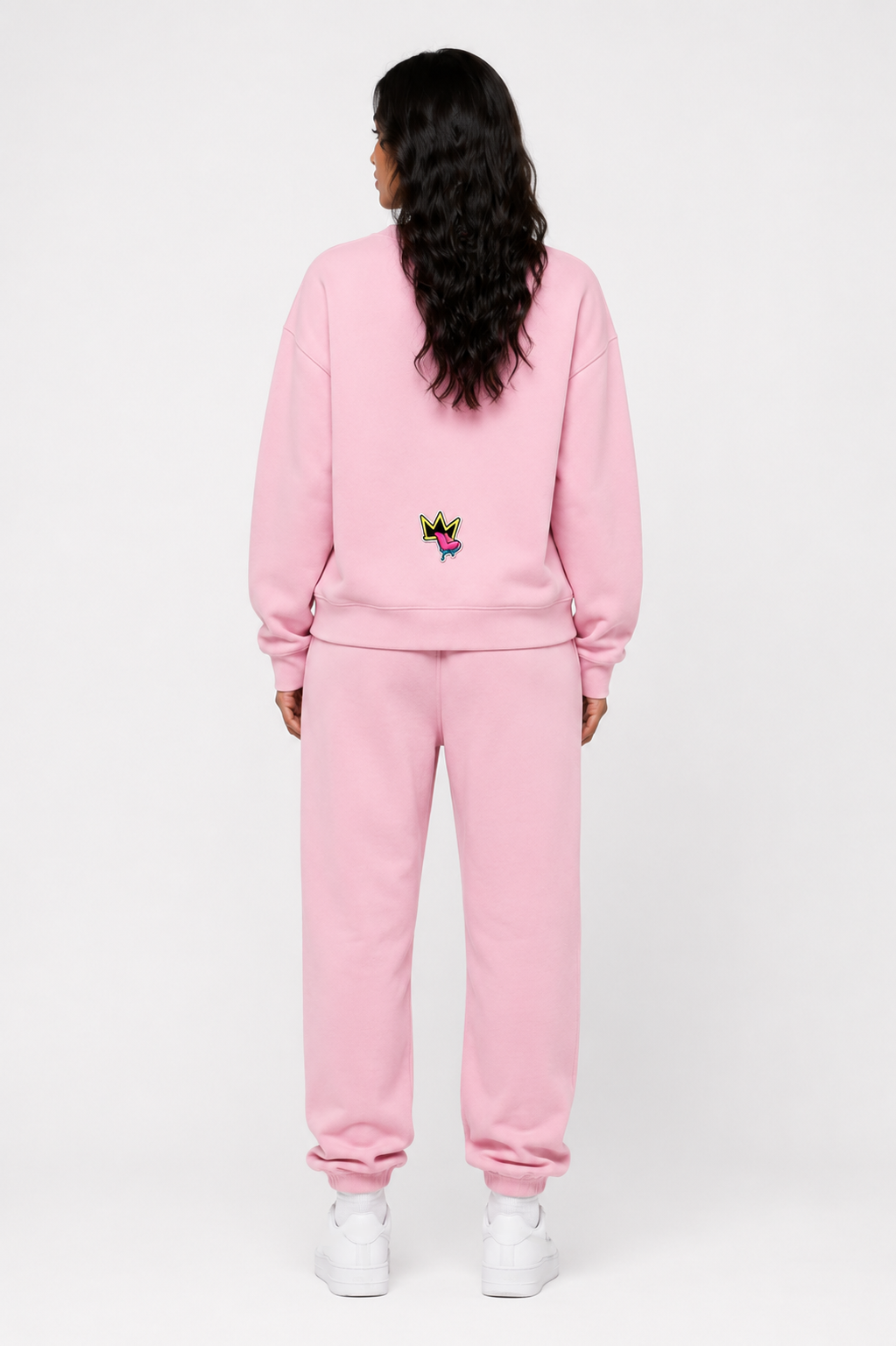 Essential Fleece Mock-Neck Crew Sweatshirt