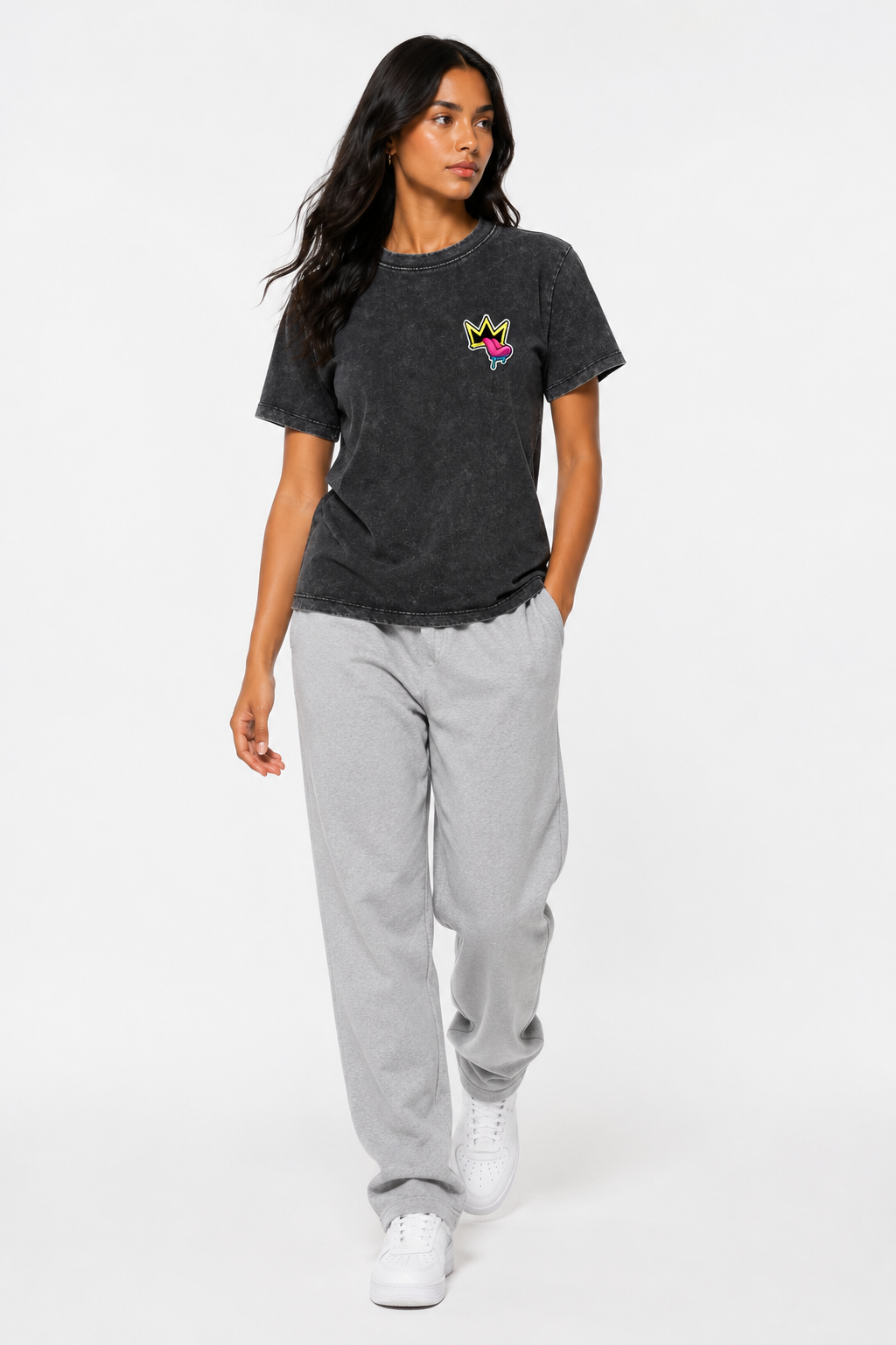 Vintage Wash Drop Shoulder T-shirt