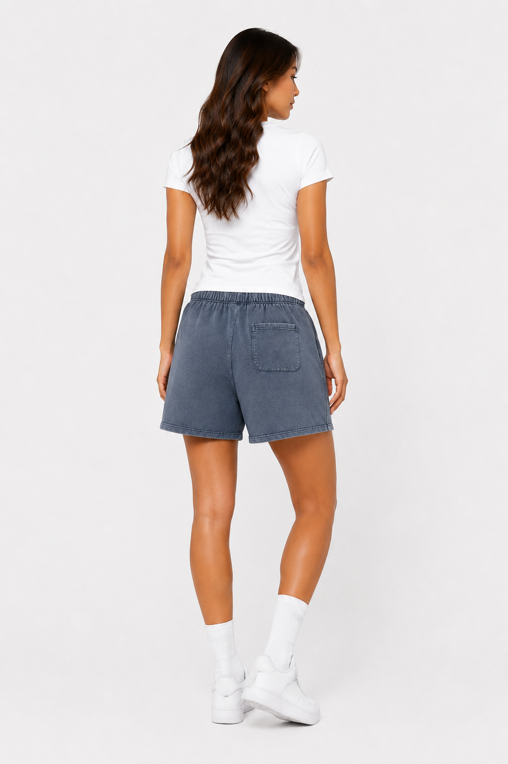 Vintage Wash Cotton Shorts