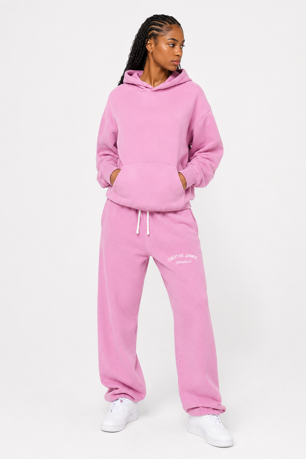 Vintage Washed Drawstring Sweatpants