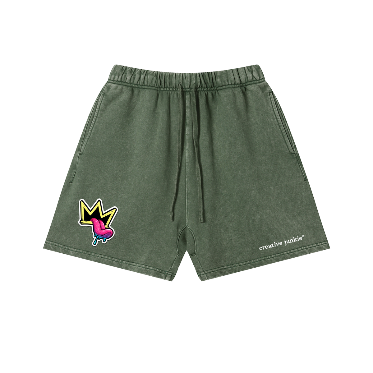 Vintage Wash Cotton Shorts