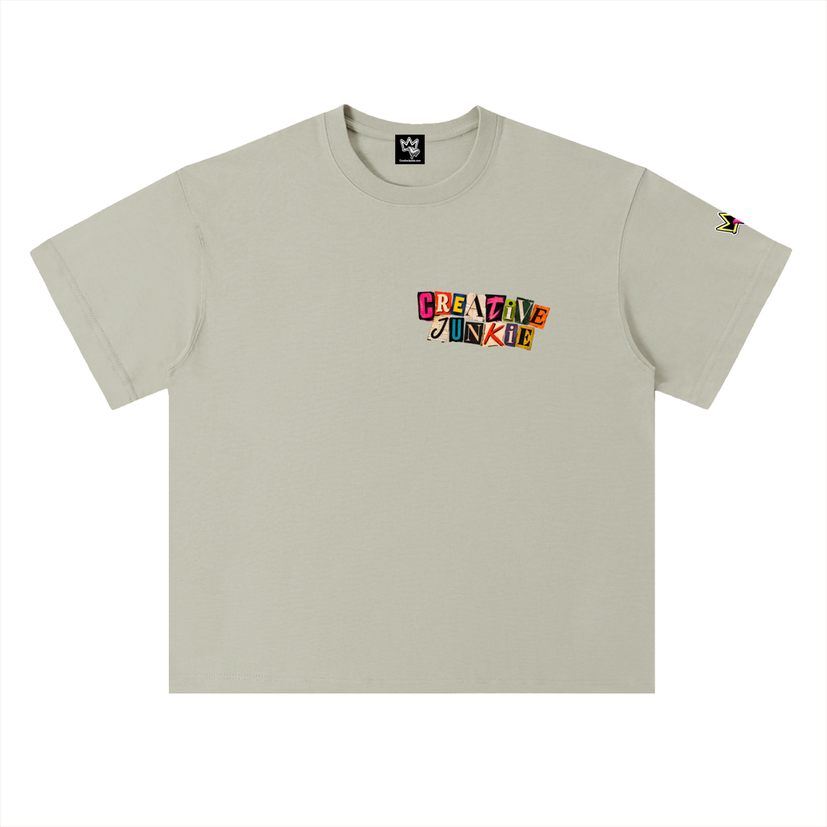 Heavyweight Drop Shoulder Cotton T-Shirt