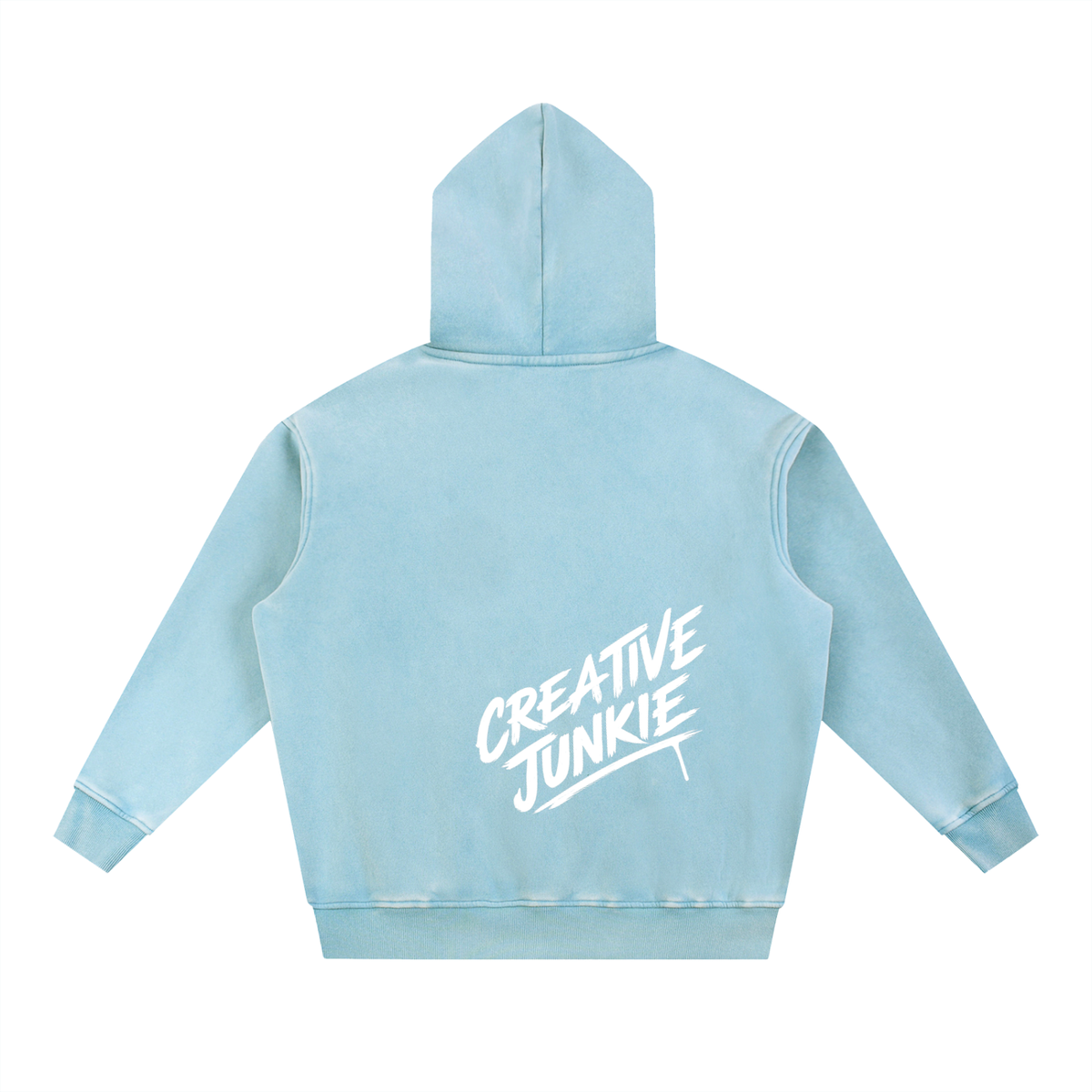 Snow Wash Fleece Oversize Hoodie