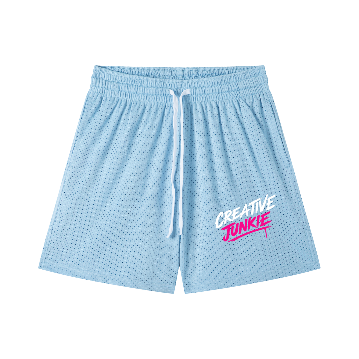 Mesh Drawstring Shorts