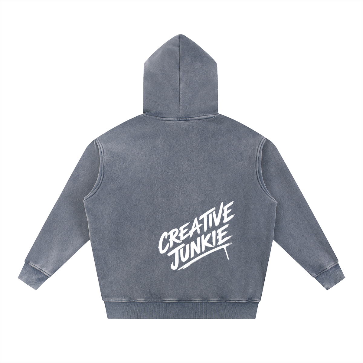 Snow Wash Fleece Oversize Hoodie