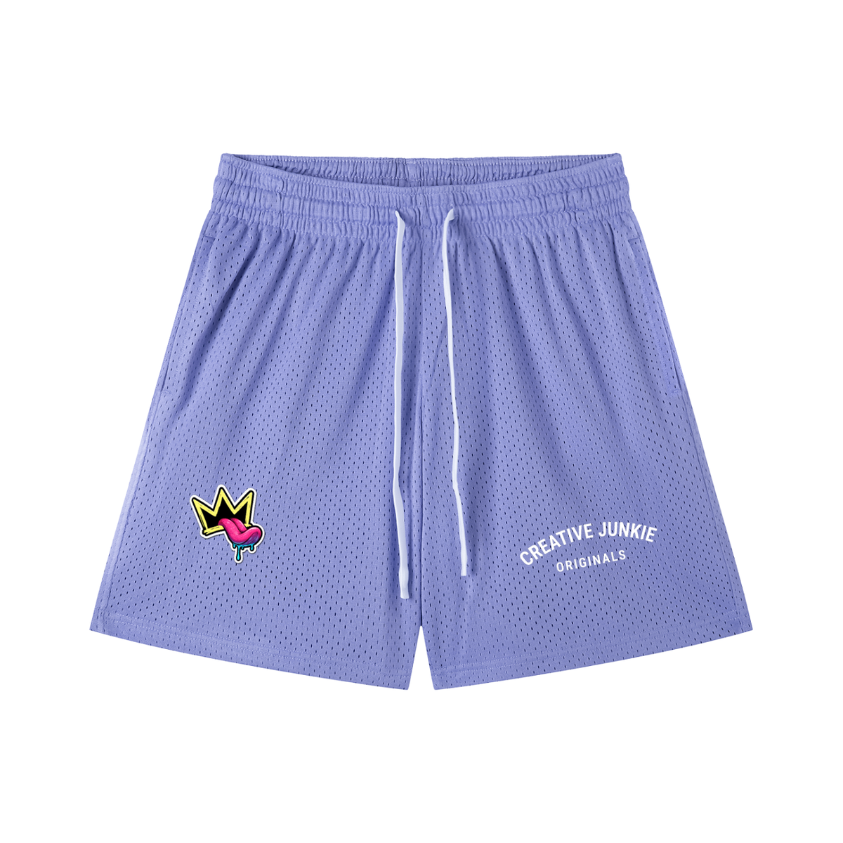 Mesh Drawstring Shorts