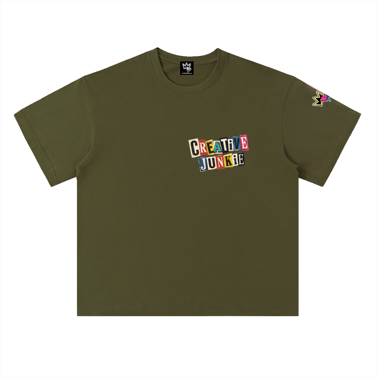 Heavyweight Drop Shoulder Cotton T-Shirt