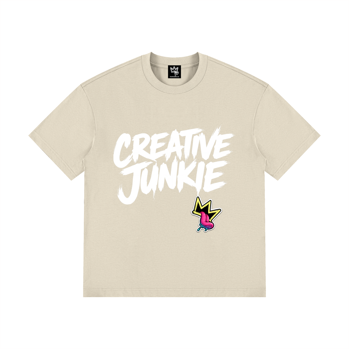 Drop Shoulder Cotton T-Shirt